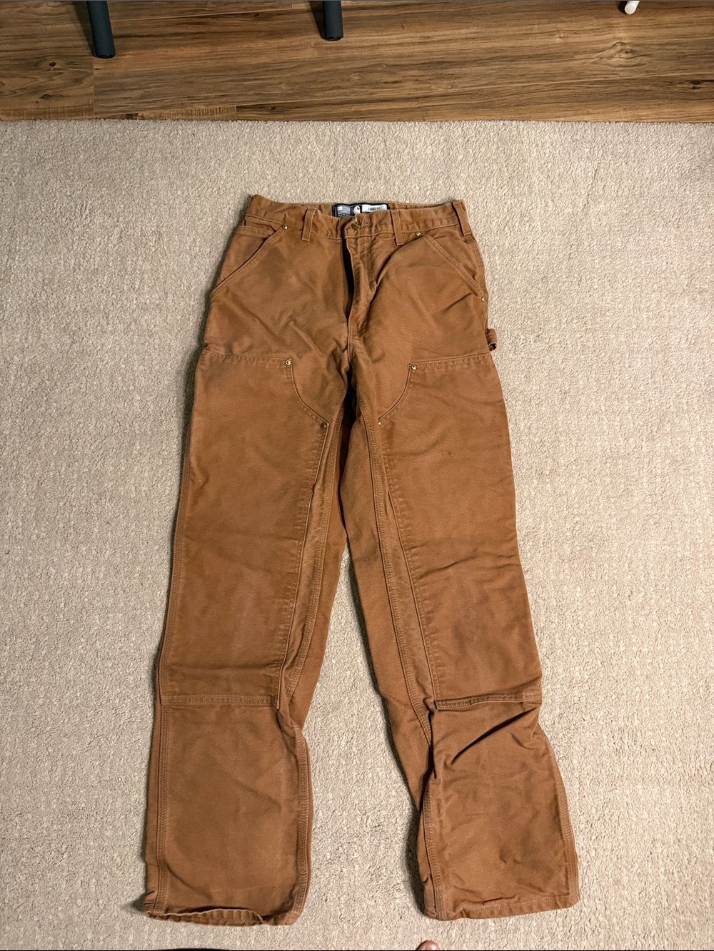 Carhartt Men's Corduroy Work Pants in Brown